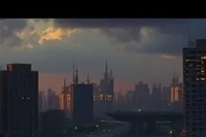 《铁轨尽头》封面：没有站牌的荒原与停靠的列车