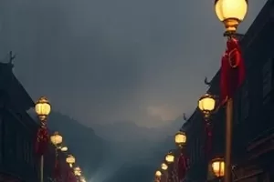 《古建里的风》封面：穿堂而过的风与木质梁架