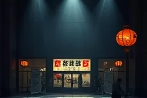 《旧城檐下》封面：青灰屋檐下晾着的两件旧衣